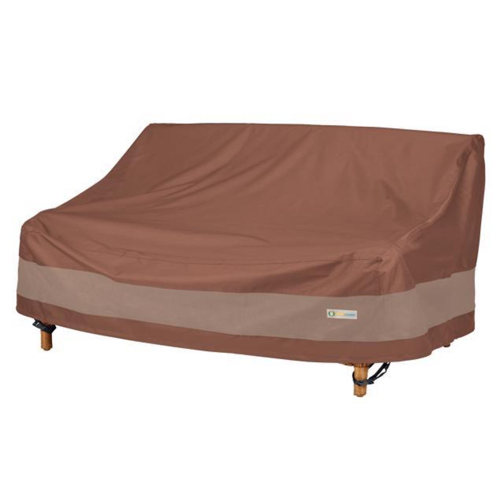 Classic Accessories, Ultimate Patio Loveseat Cover, Cover Type Sofa, Primary Color Beige, Primary Material Polyester, Model# ULV623835